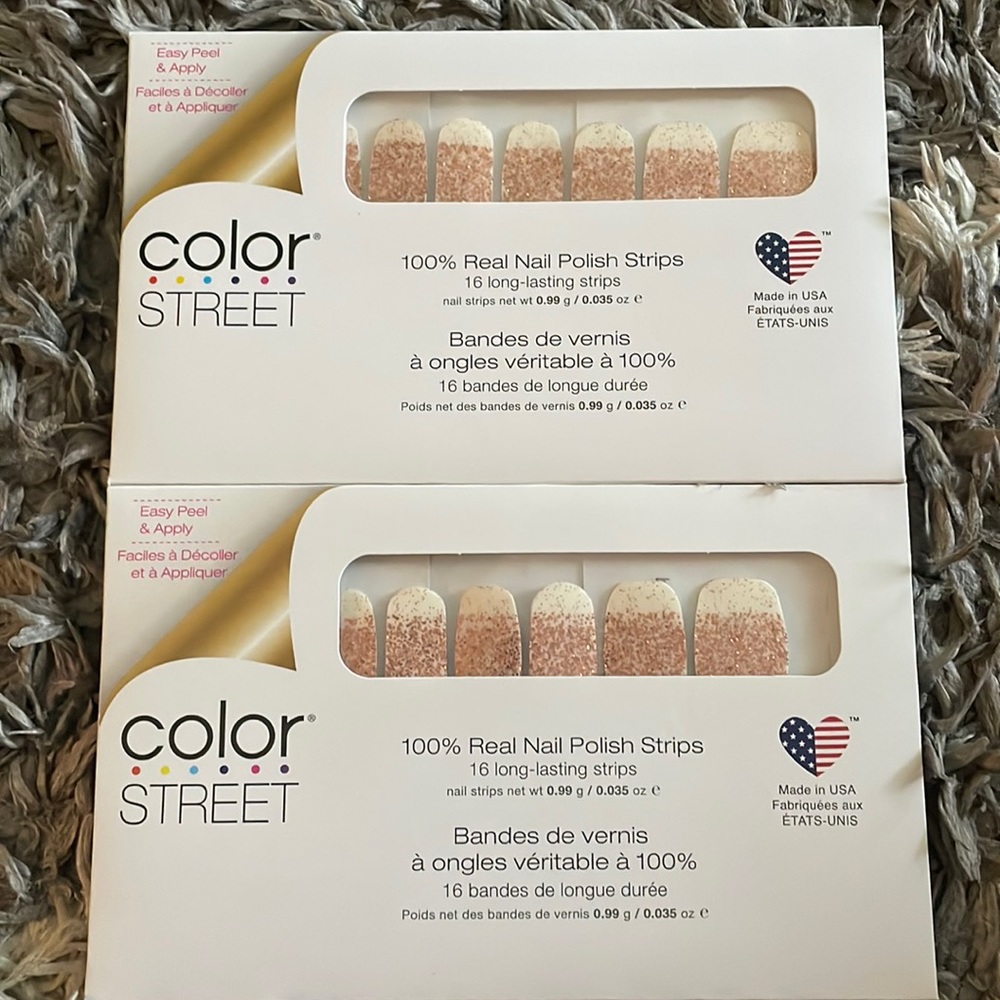 Color Street “Coming Up Rose Gold”